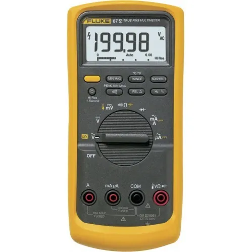 Fluke 87-5 CAL Industrial True-RMS Multimeter, 1000 V, 10 A